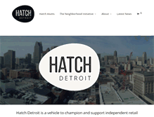 Tablet Screenshot of hatchdetroit.com